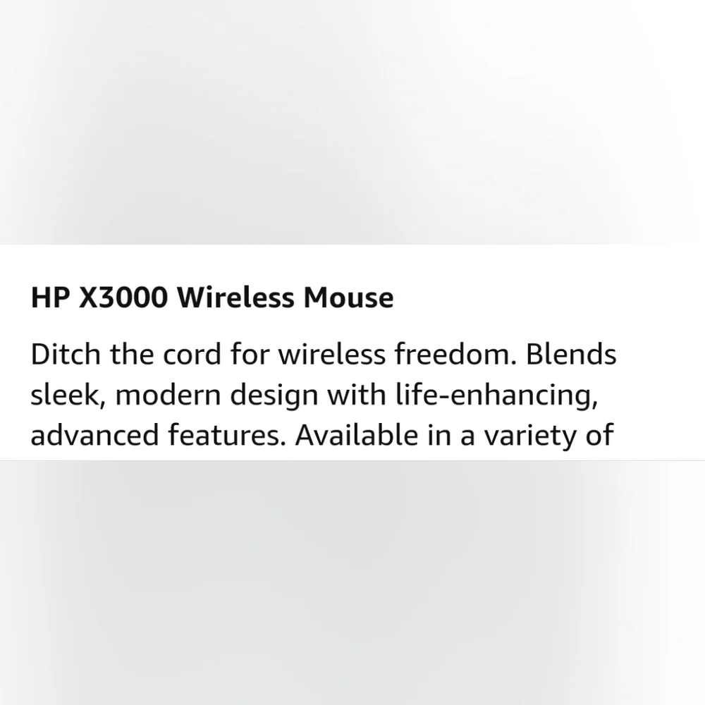 HP Wired USB Mouse X1500 (Black)